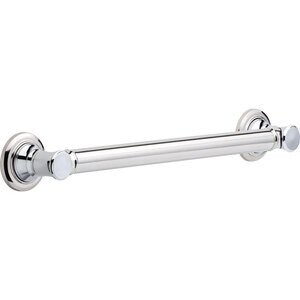Liberty Hardware - Traditional - 18" Decorative Grab Bar in Polished Chrome