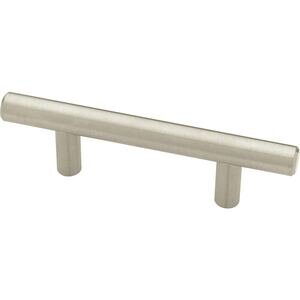 Liberty Hardware - Builders - 3" Centers Steel Bar Pull in Stainless Steel finish