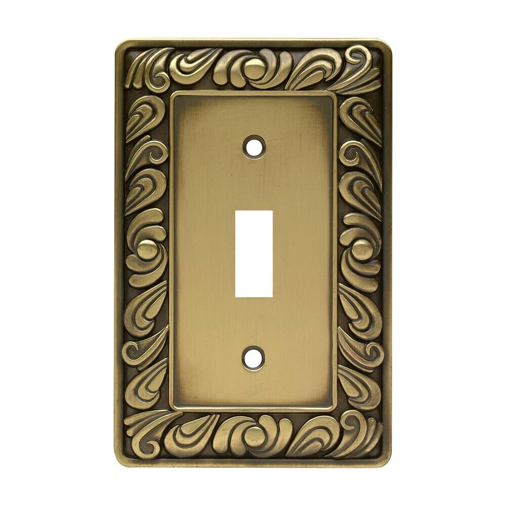 Single Toggle in Tumbled Antique Brass