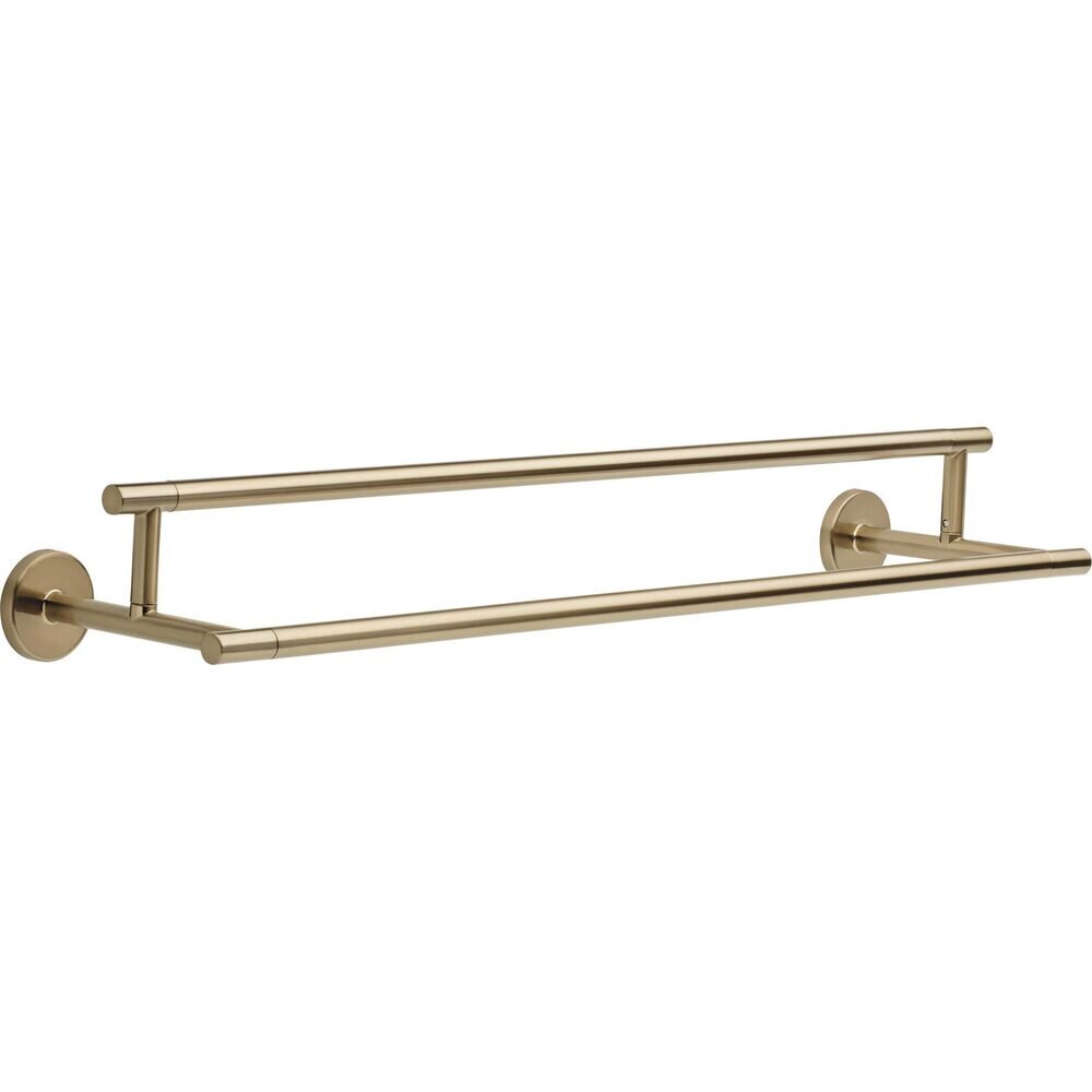 24" Double Towel Bar in Champagne Bronze