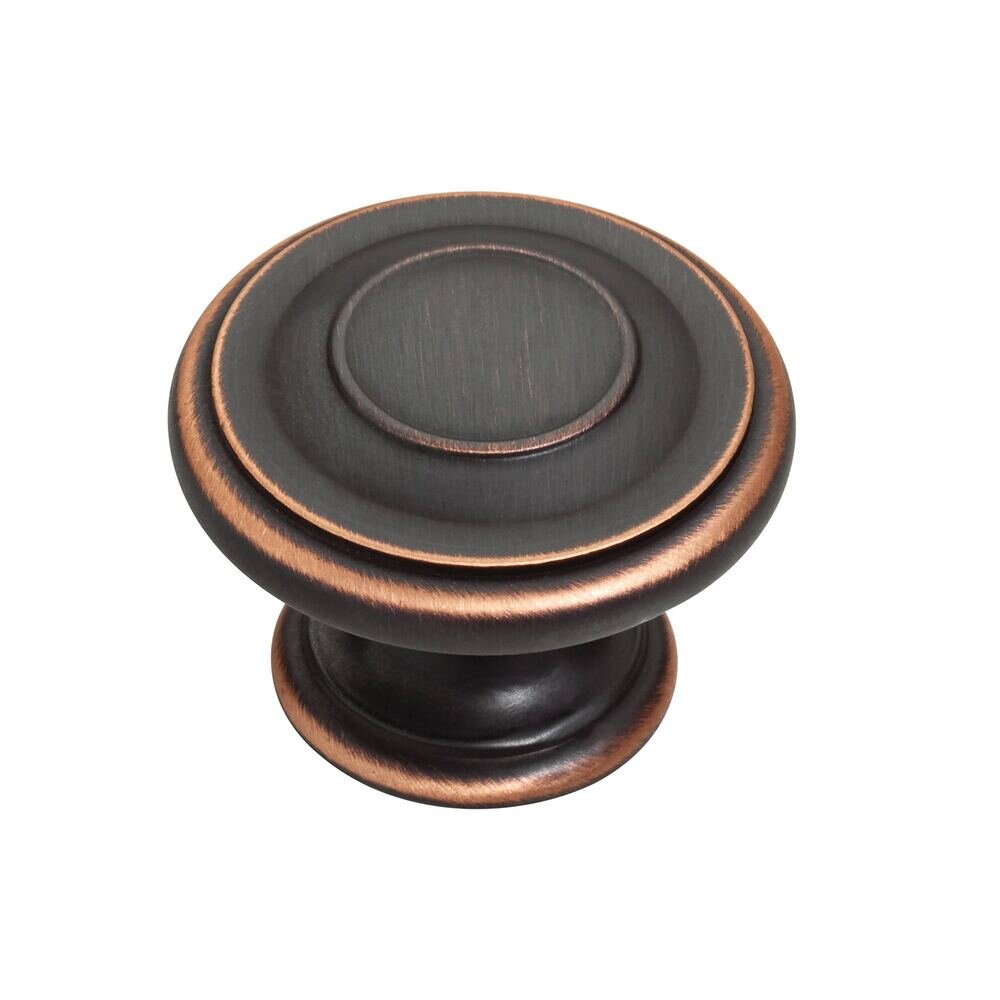 1 3/4" Harmon Knob in Bronze with Copper Highlights