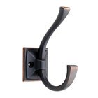 Ruavista Coat and Hat Hook in Bronze With Copper Highlights
