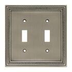 Double Toggle in Brushed Satin Pewter