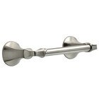 Double Post Toilet Paper Holder in Brushed Nickel