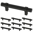 (10 Pack) 3" (76mm) Centers Simple Wrapped Bar Pull in Matte Black
