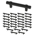 (30 Pack) 3" (76mm) Centers Simple Wrapped Bar Pull in Matte Black