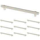 (10 Pack) 7 9/16" (192mm) Centers Simple Wrapped Bar Pull in Stainless Steel