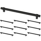 (10 Pack) 8 13/16" (224mm) Centers Simple Wrapped Bar Pull in Matte Black