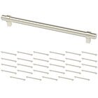 (30 Pack) 8 13/16" (224mm) Centers Simple Wrapped Bar Pull in Stainless Steel