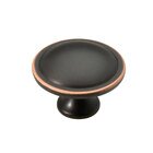 1-1/2" (38mm) Contempo Knob in Bronze With Copper Highlights