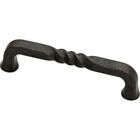 4" Ironcraft Rustic Pull in Statuary Bronze