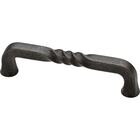 4" Ironcraft Rustic Pull in Wrought Iron